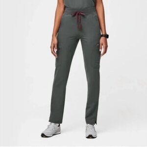 Figs Women's Yola Skinny Scrub Pants (Regular Waist) - Bonsai - Large